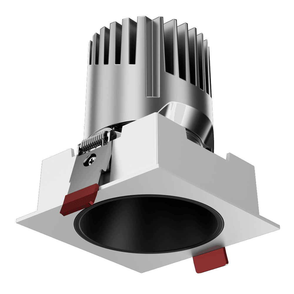square LED down Light