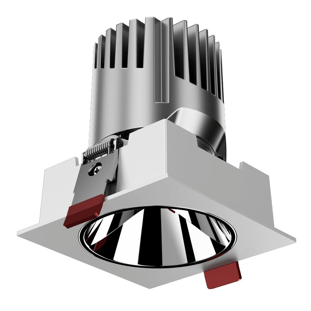 square LED down Light