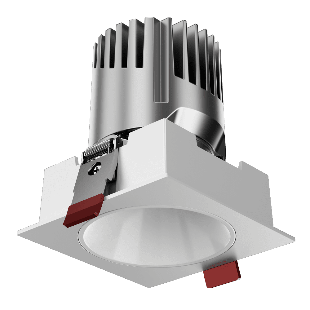 square LED down Light