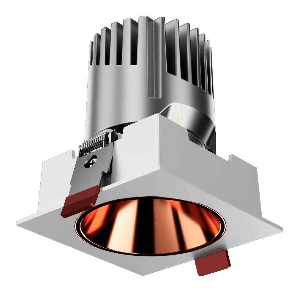 square LED down Light