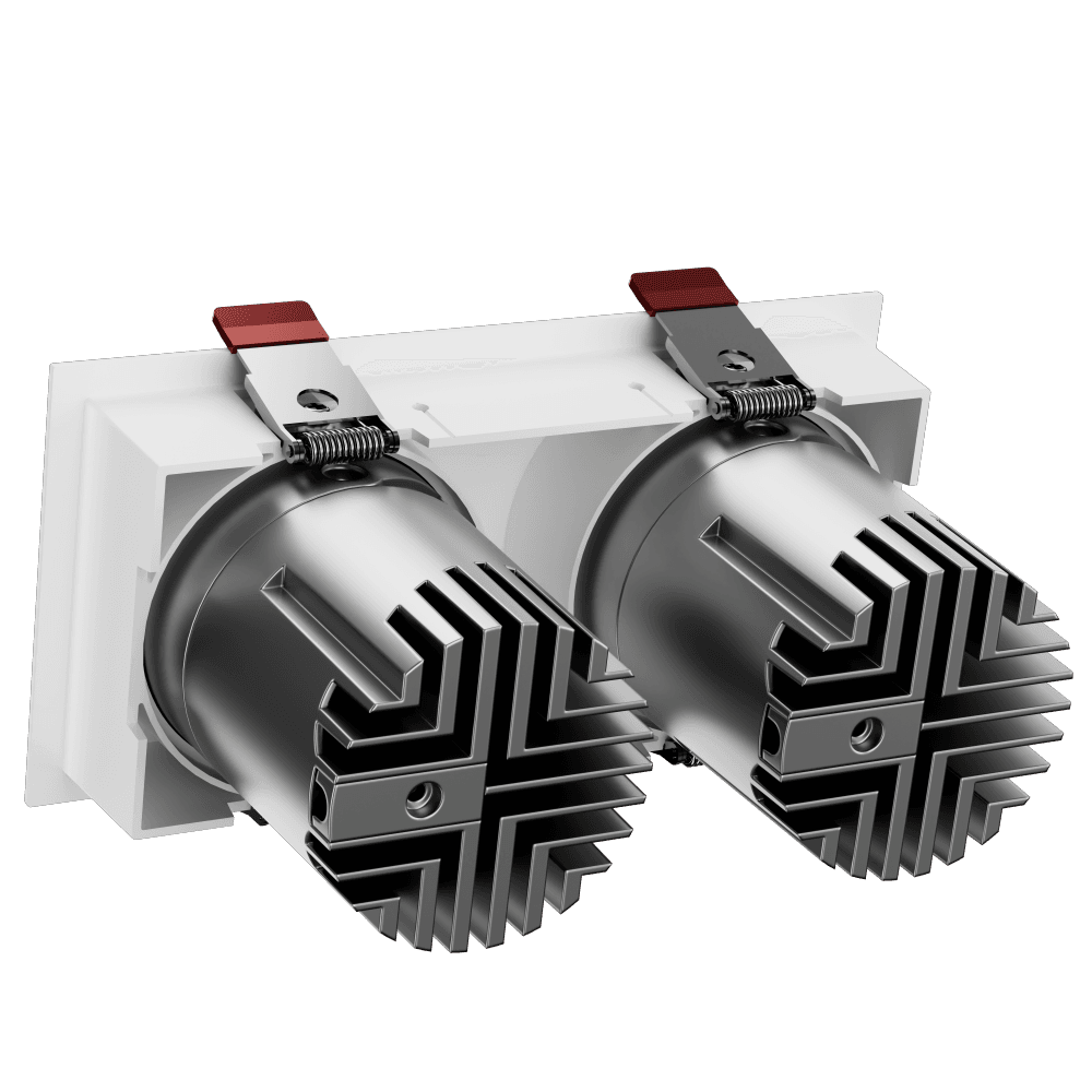 double head down light